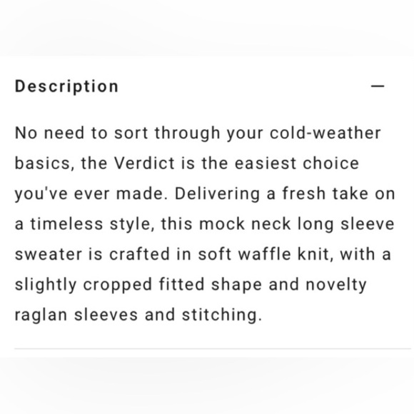 RVCA The Verdict Cropped Sweater Ladies Size S - Picture 11 of 12